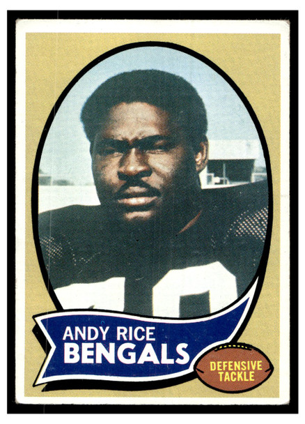 1970 Topps Andy Rice #42 VG-EX front of card