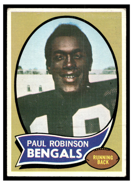 1970 Topps Paul Robinson #137 VG front of card