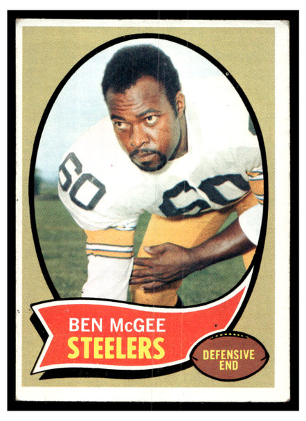 1970 Topps Ben McGee #78 VG — Example C front of card