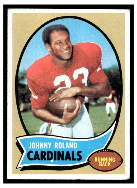 1970 Topps Football Johnny Roland #76 Good — Example A front of card
