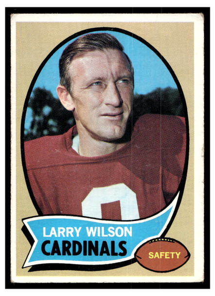 1970 Topps Football Larry Wilson #160 Good — Example A front of card