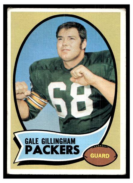 1970 Topps Football Gale Gillingham #131 Good front of card
