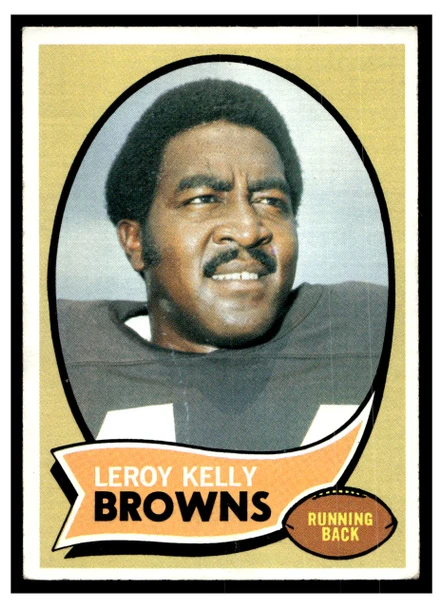 1970 Topps Football Leroy Kelly #20 Low Grade - Creases front of card
