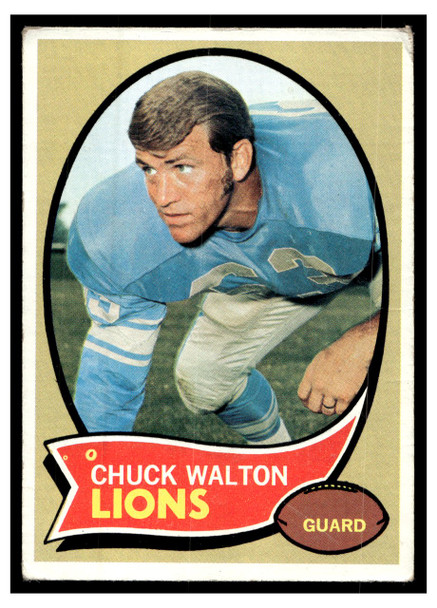 1970 Topps Football Chuck Walton #121 Good — Example A front of card