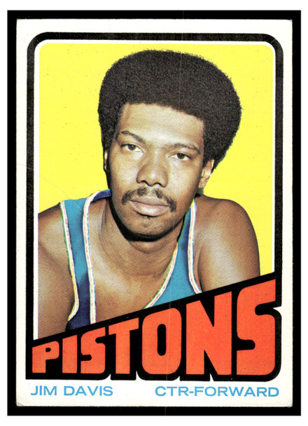 1972 Topps Basketball Jim Davis #51 Low Grade - Creases front of card