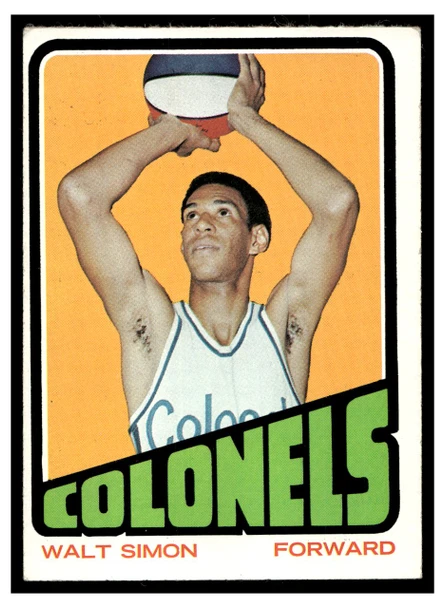 1972 Topps Basketball Walt Simon #224 VG front of card