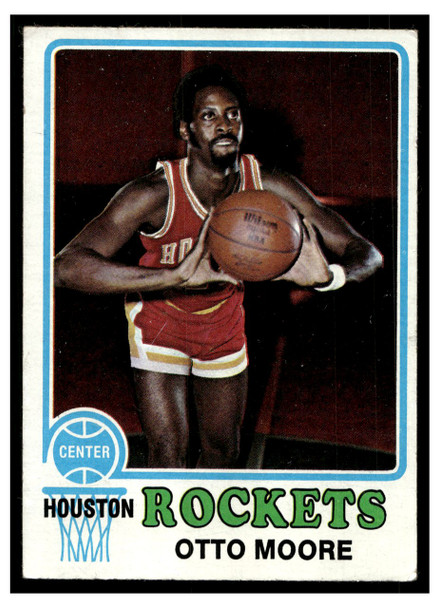 1973 Topps Basketball Otto Moore #101 VG front of card