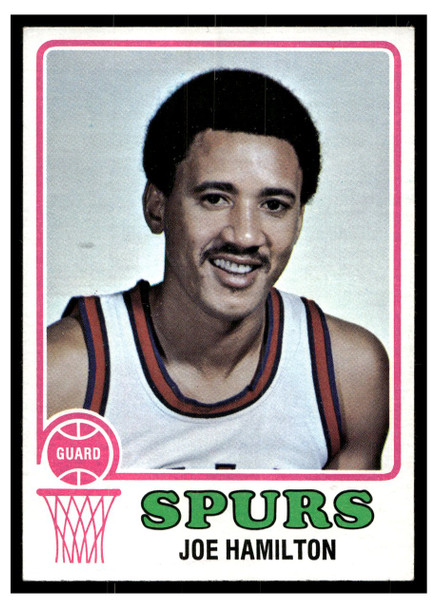 1973 Topps Basketball Joe Hamilton #224 VG front of card