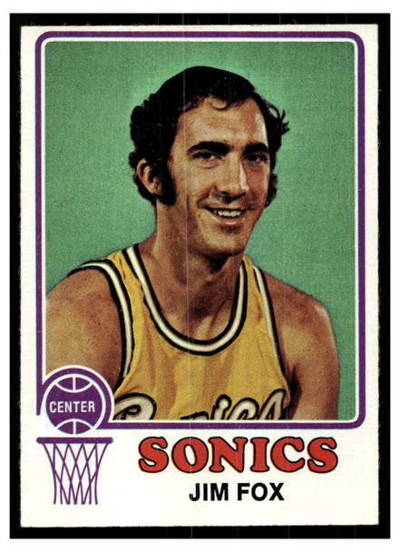 1973 Topps Basketball Jim Fox #24 VG front of card
