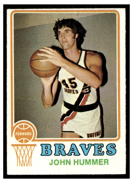 1973 Topps Basketball John Hummer #52 Base VG front of card