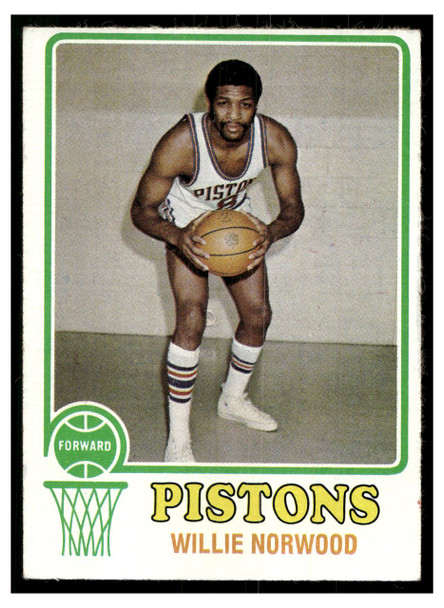 1973 Topps Basketball Willie Norwood #39 Base VG — Example A front of card
