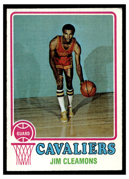 1973 Topps Basketball Jim Cleamons #29 Base VG front of card
