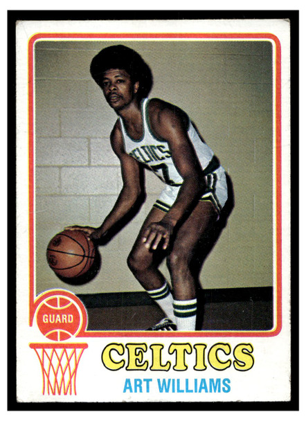 1973 Topps Basketball Art Williams #147 Base VG — Example A front of card