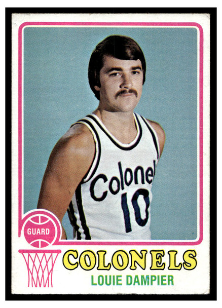 1973 Topps Basketball Louie Dampier #183 Base VG — Example A front of card