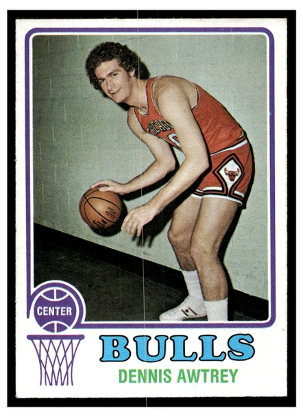 1973 Topps Basketball Dennis Awtrey #114 Base VG front of card