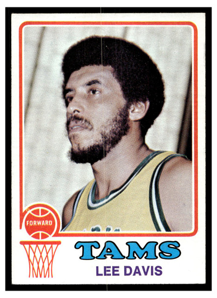 1973 Topps Basketball Lee Davis #253 Base VG front of card