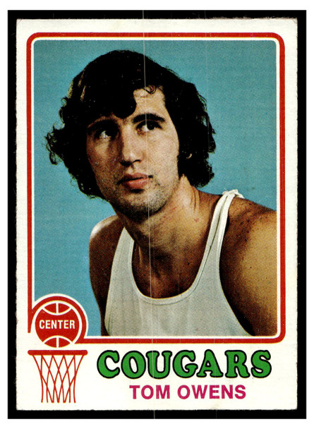1973 Topps Basketball Tom Owens #189 Base VG front of card