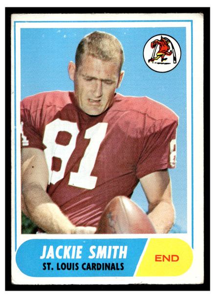 1968 Topps Football Jackie Smith #86 VG front of card