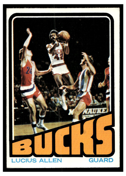 1972-73 Topps Basketball Lucius Allen #145 VG-EX front of card