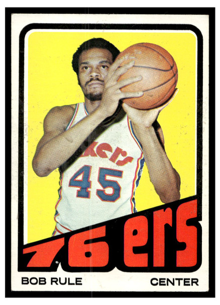 1972-73 Topps Basketball Bob Rule #40 VG front of card