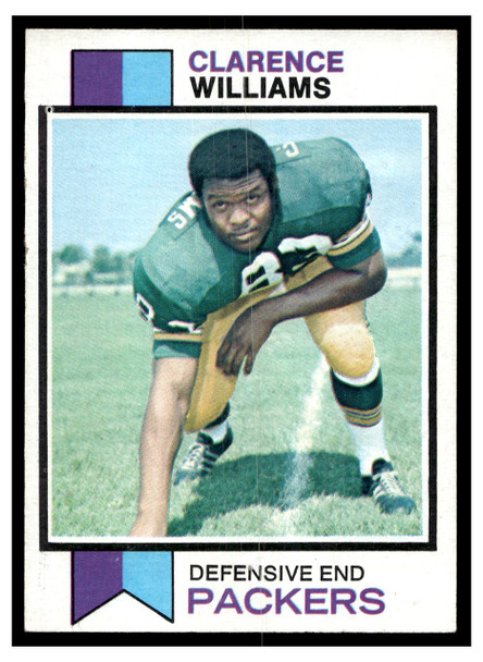 1973 Topps Football Clarence Williams #109 Low Grade front of card