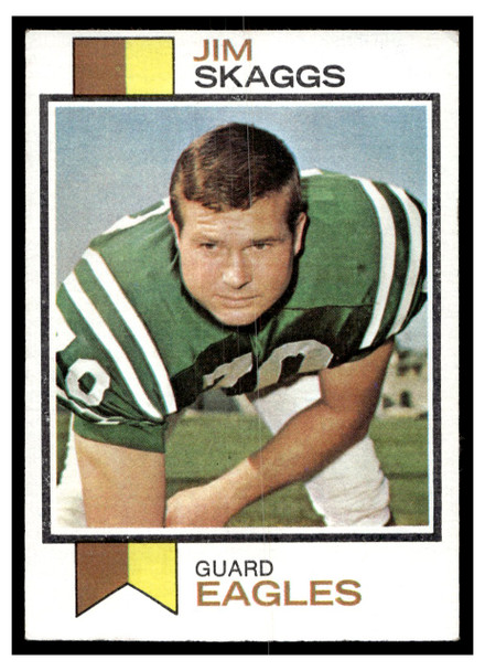 1973 Topps Football Jim Skaggs #294 Low Grade front of card