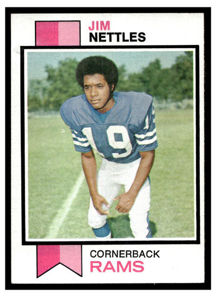 1973 Topps Football Jim Nettles #116 Low Grade front of card