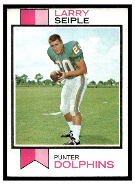 1973 Topps Football Larry Seiple #491 Low Grade front of card