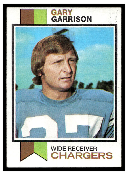 1973 Topps Football Gary Garrison #375 Low Grade front of card