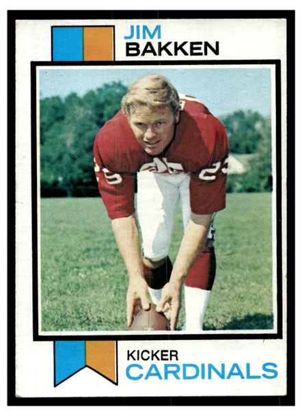 1973 Topps Football Jim Bakken #97 Low Grade — Example A front of card