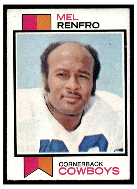 1973 Topps Football Mel Renfro #185 Low Grade — Example A front of card