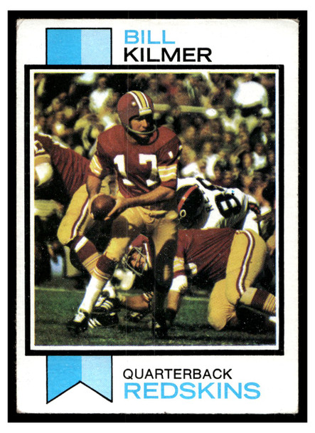 1973 Topps Football Bill Kilmer #499 Low Grade front of card