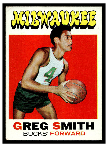 1971 Topps Basketball Greg Smith #129 Low Grade front of card