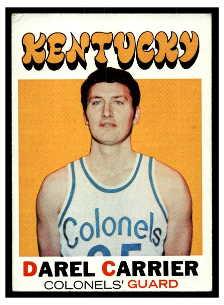 1971 Topps Basketball Darel Carrier #177 Low Grade front of card