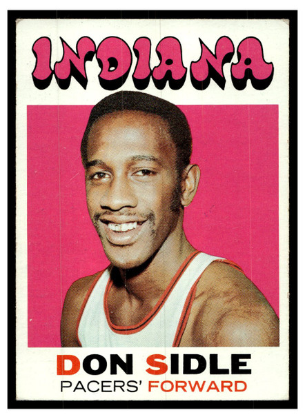 1971 Topps Basketball Don Sidle #161 Low Grade front of card