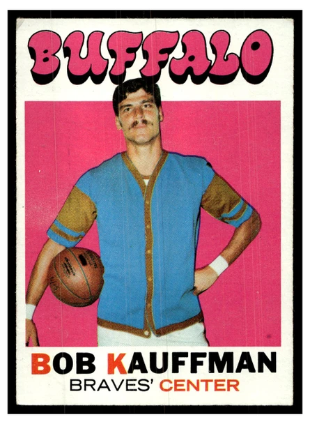 1971 Topps Basketball Bob Kauffman #84 Low Grade — Example A front of card