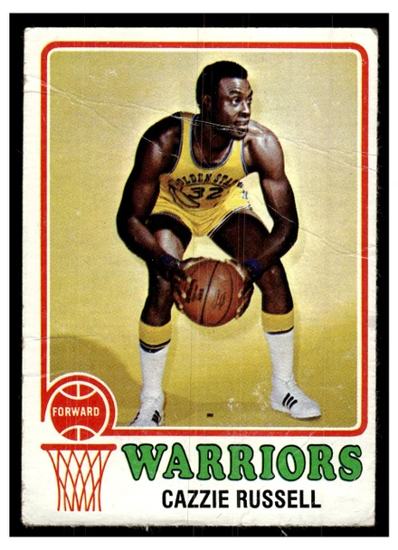 1973 Topps Basketball Cazzie Russell #41 Low Grade front of card