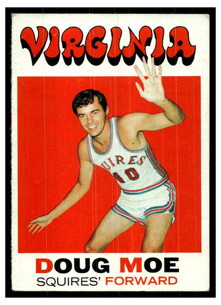1971 Topps Basketball Doug Moe #181 Low Grade front of card