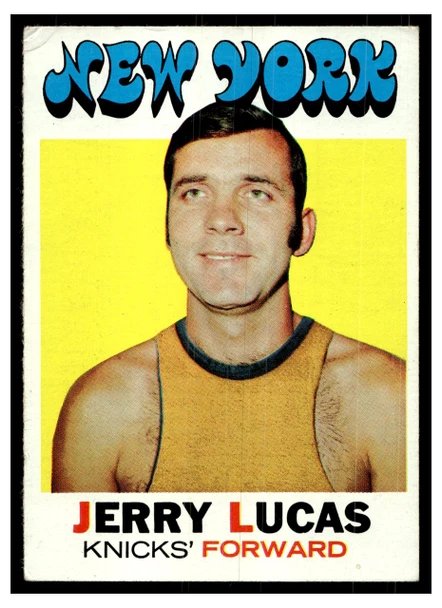 1971 Topps Basketball Jerry Lucas #81 Low Grade front of card