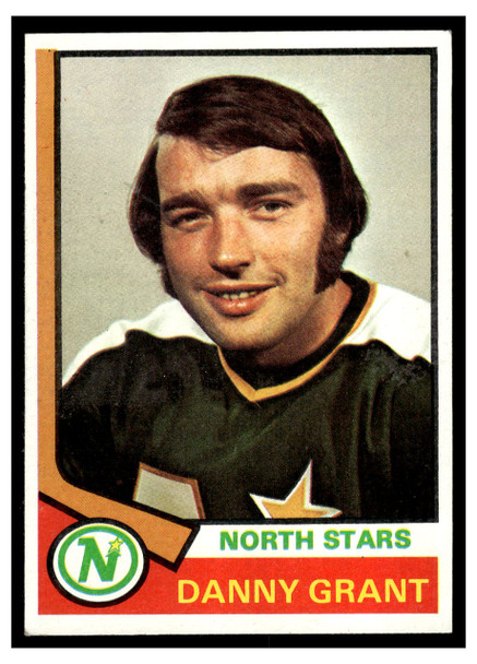 1974 Topps Hockey Danny Grant #174 Low Grade front of card