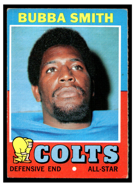 1971 Topps Football Bubba Smith #53 Low Grade front of card