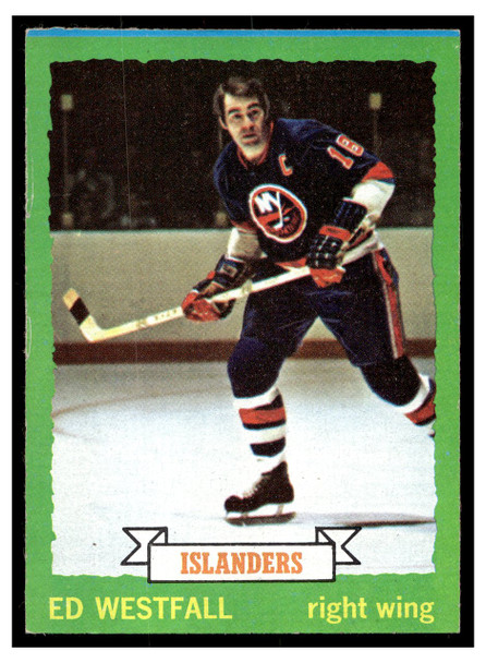 1973 1973-74 Topps Hockey Ed Westfall #67 Low Grade front of card