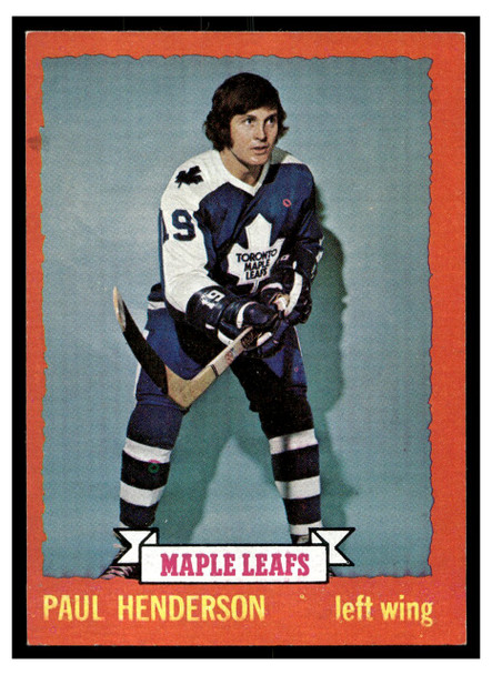 1973 1973-74 Topps Hockey Paul Henderson #7 Low Grade front of card