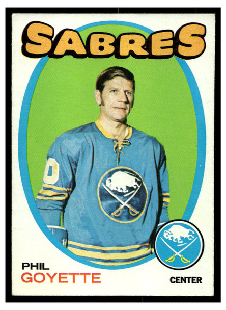 1971 Topps Hockey Phil Goyette #88 Low Grade front of card