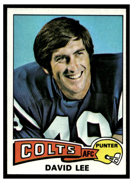 1975 Topps Football David Lee #361 Low Grade front of card