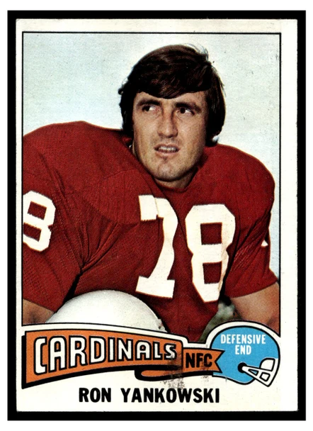 1975 Topps Football Ron Yankowski #263 Low Grade front of card