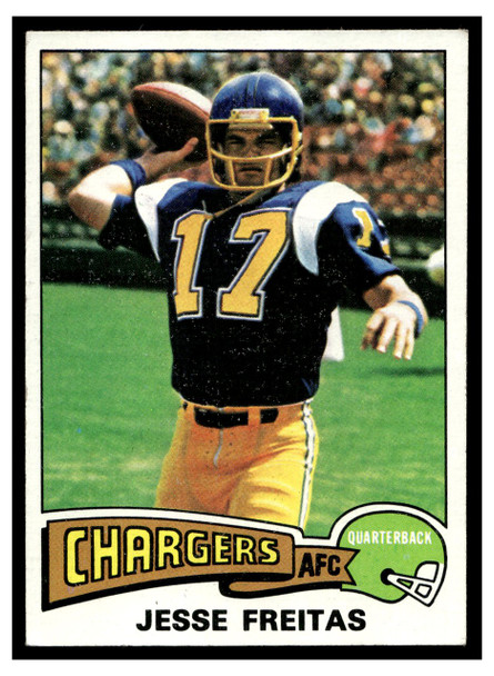 1975 Topps Football Jesse Freitas #518 Low Grade front of card