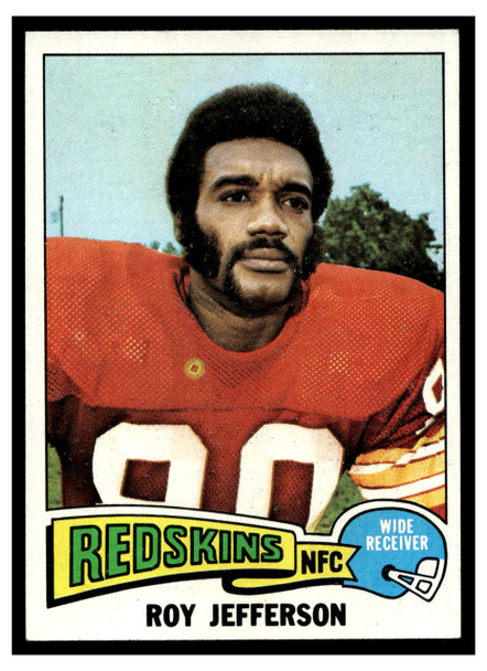 1975 Topps Football Roy Jefferson #444 Low Grade front of card
