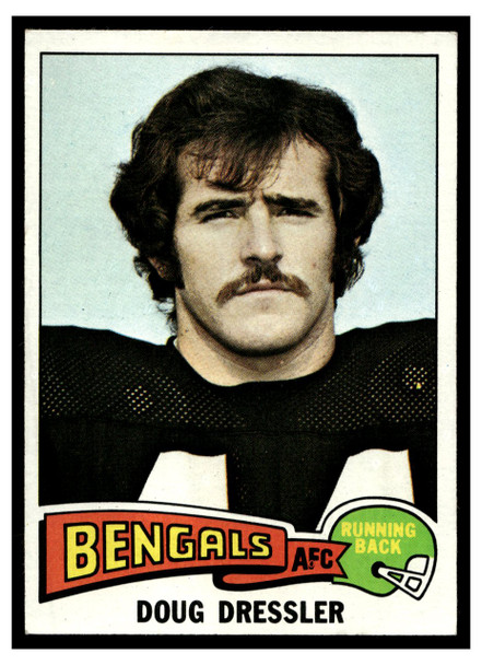 1975 Topps Football Doug Dressler #366 Low Grade — Example B front of card