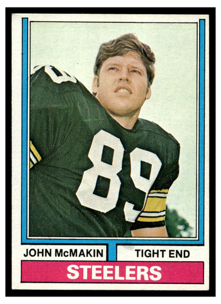 1974 Topps Football John McMakin #67 Low Grade front of card
